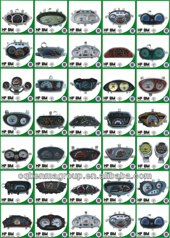 LED digital meter for e-scooter, with motor hall signal, blue screen