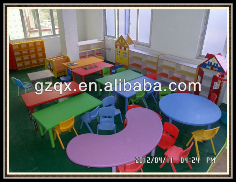 High Quality Cute Cheap Preschool Chair Furniture Plastic Tables