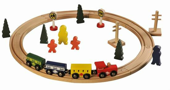 Продается набор деревянных поездов, деревянный поезд, набор игрушек для нас, конструкции деревянных поездов