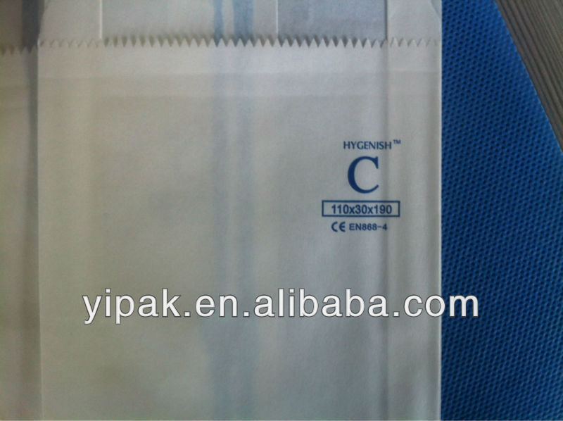 Double Fold Sterilization Paper Bags, View Sterilization Paper Bags, Yipak of Sterilization