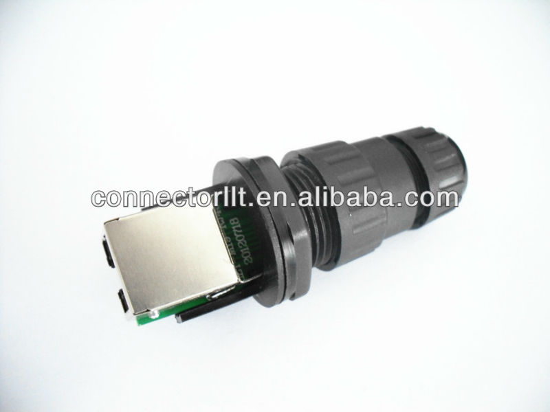 RJ45 Bulkhead Internet Cable Connector IP68, View rg45 RJ45 Bulkhead Internet Cable Connector IP68, View rg45