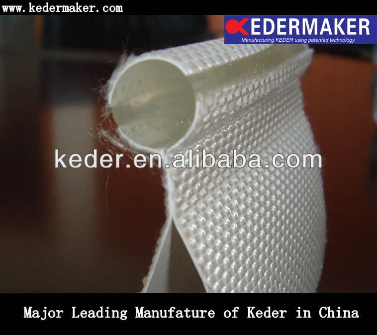 Hot Sale Keder GD11-10-30 with 750gsm white fabric, 11mm outer diameter, 10mm welded area and 30mm double flap