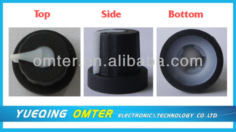 TOP Quality bakelite bakelite control knob 6.2mm
