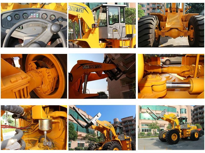 granite mining machine fork front loader(JGM761-FT26)