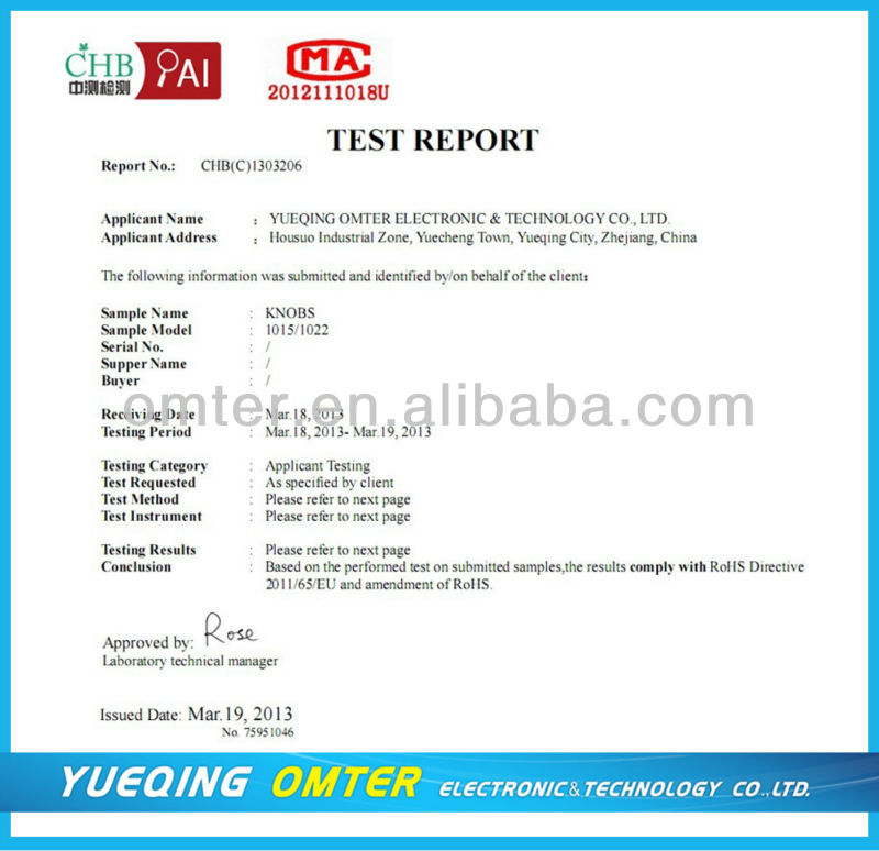 TOP Quality bakelite bakelite control knob 6.2mm