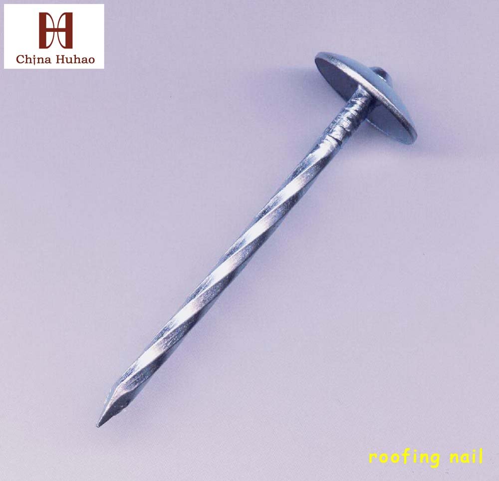 Galvanized Spiral Shank Roofing Nails With Rubber Washer Buy Metal