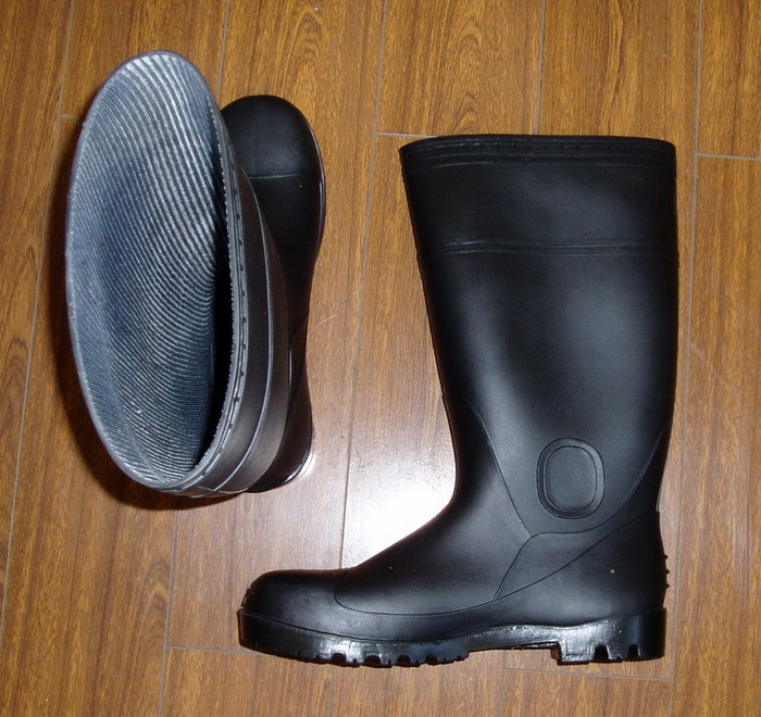 Rain boot pvc waterproof pvc safety boot Insulating industrial work safety boots
