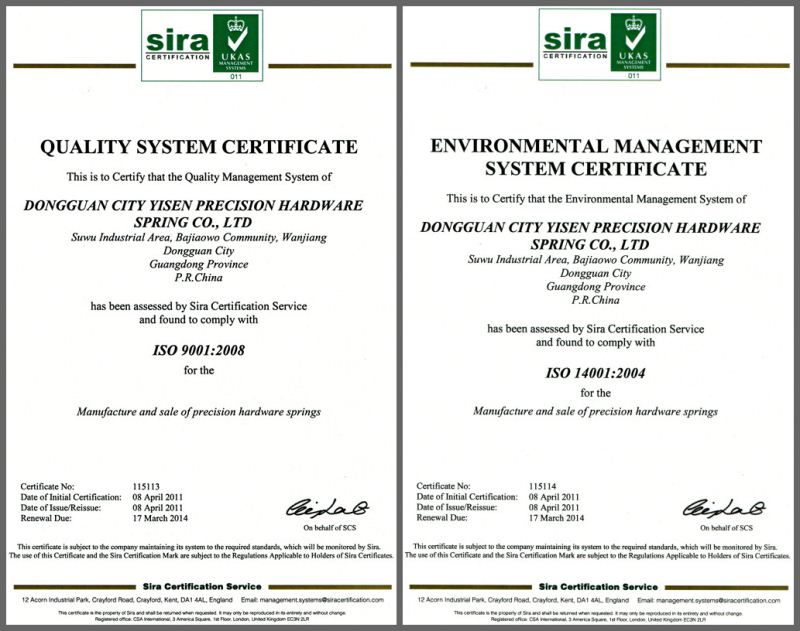 high quality Battery charger spring