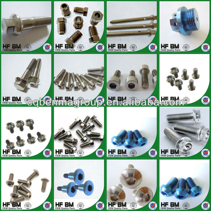 Good Motorcycle Titanium Flanged Hex Bolt
