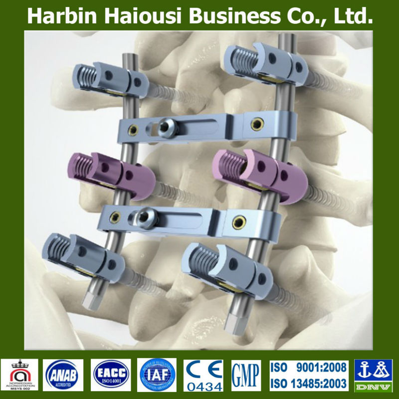 Cervical Vertebrae Posterior Titanium Plate,Spinal Fixation Implants