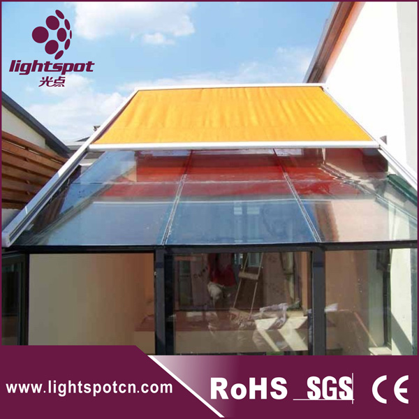 Retractable Glass Roof/garage Awning/aluminum Pergola ...