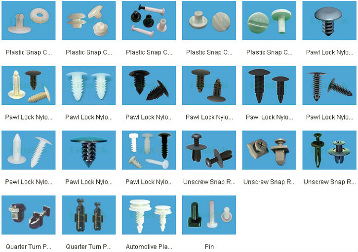 plastic snap clip fasteners