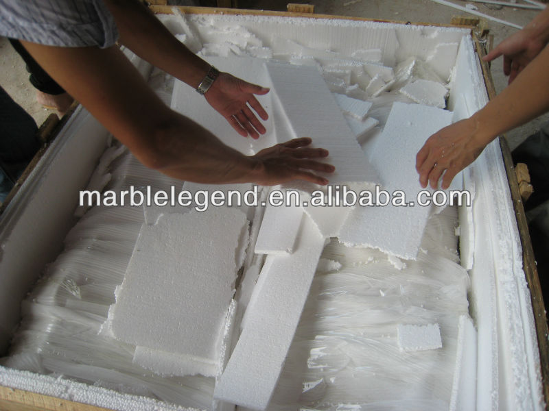 China best price butterfly blue granite skirting tile