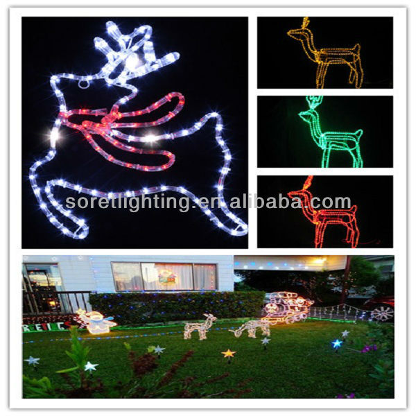 Christmas led motif/new year motif light and decor