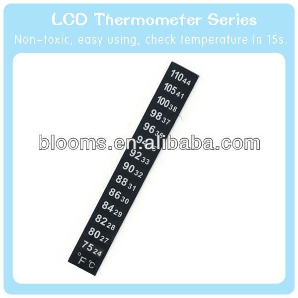Color Changing Thermometer Strip Color Changing Thermometer Strip