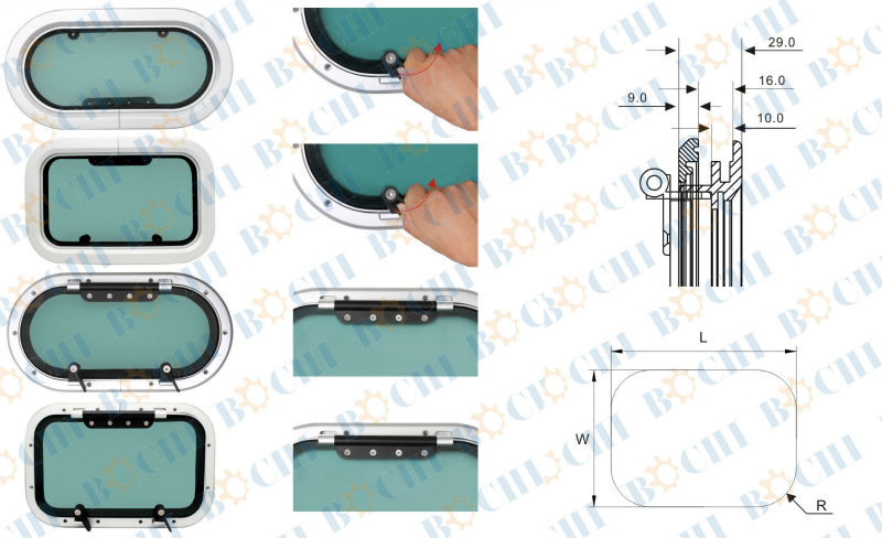 Yacht Oval Portlights