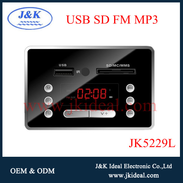 JK6839 custom pcb mp3 fm radio tuner receiver circuit usb mp3 fm module