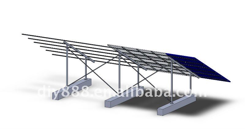Solar PV Ground Mounting Structure G1-312-P3, View solar pv ground 