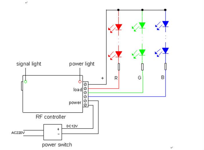 Схема контроллера для rgb Схема контроллера для rgb