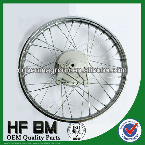 WAVE125 motorcycle front wheel rim with steel material,top quality,different sizes