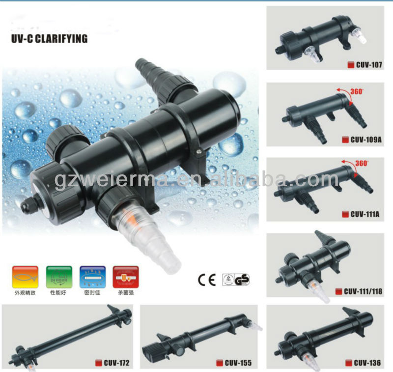 Hook up uv light pond