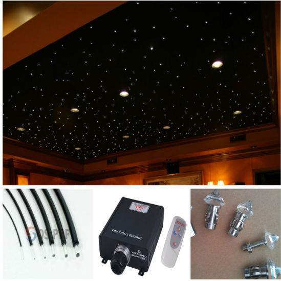 Pmma Moden De Bricolaje Cielo Estrellado De Fibra Óptica De Estrellas