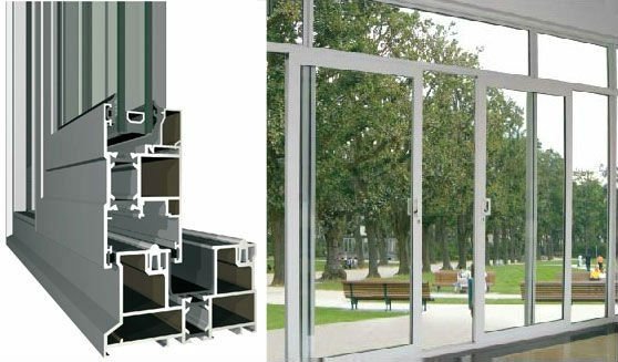 aluminum alloy exterior sliding doors for buildings