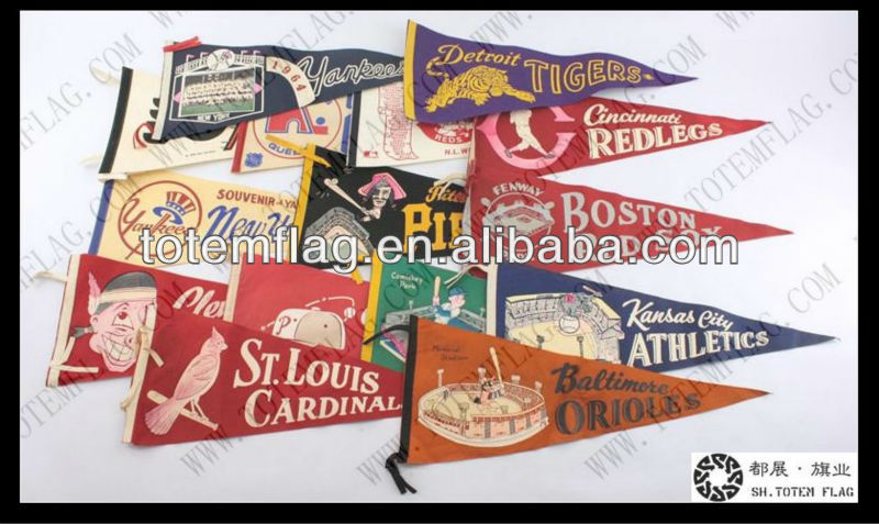 Felt Trangle Banner , Felt Pennant , Pennant