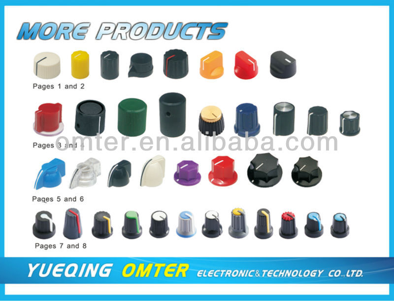 TOP Quality bakelite bakelite control knob 6.2mm