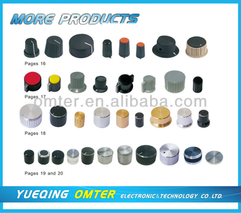 TOP Quality bakelite bakelite control knob 6.2mm