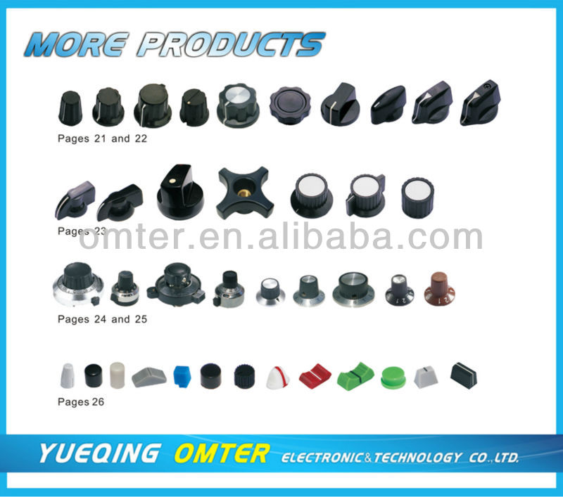 TOP Quality bakelite bakelite control knob 6.2mm