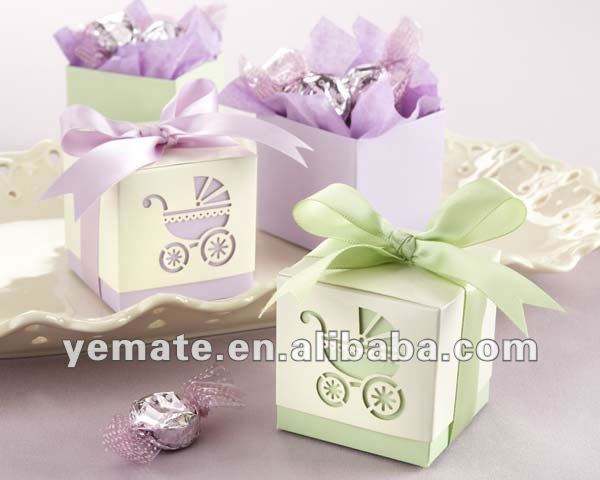 fancy hollowed design wedding door gift box, delicate wedding
