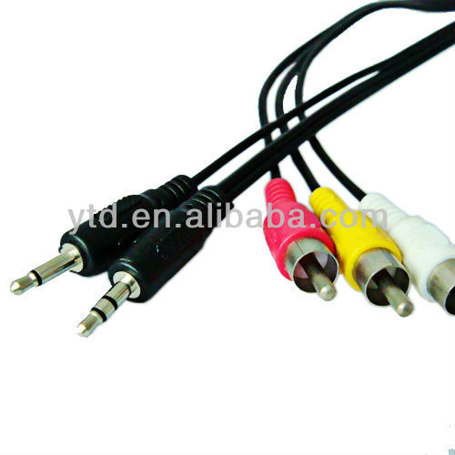 Hot Saling rca cable with ground cable Super speed
