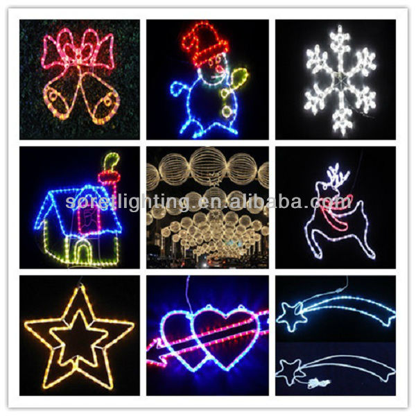 Christmas led motif/new year motif light and decor