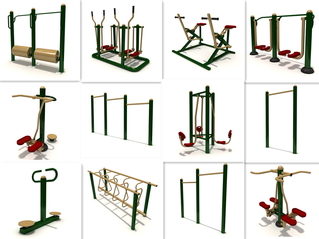 China manufacturer machine exercise outdoor gym equipment amusement rider