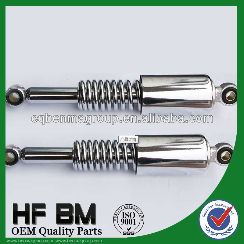 Silver Rear Shock Absorber motorcycle, motorcycle shock absorber, CG125 Motorcycle Spare Parts OEM quality