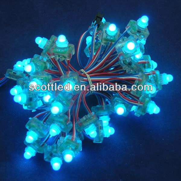 50nodes/string lights ws2811 waterproof smart pixel rgb led module+T-1000B flashing led light ...