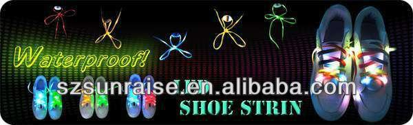 Most Popular Light 2013 newest trendy glow in the dark lighting shoel Made in China