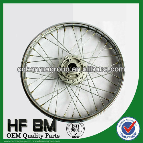 WAVE125 motorcycle front wheel rim with steel material,top quality,different sizes