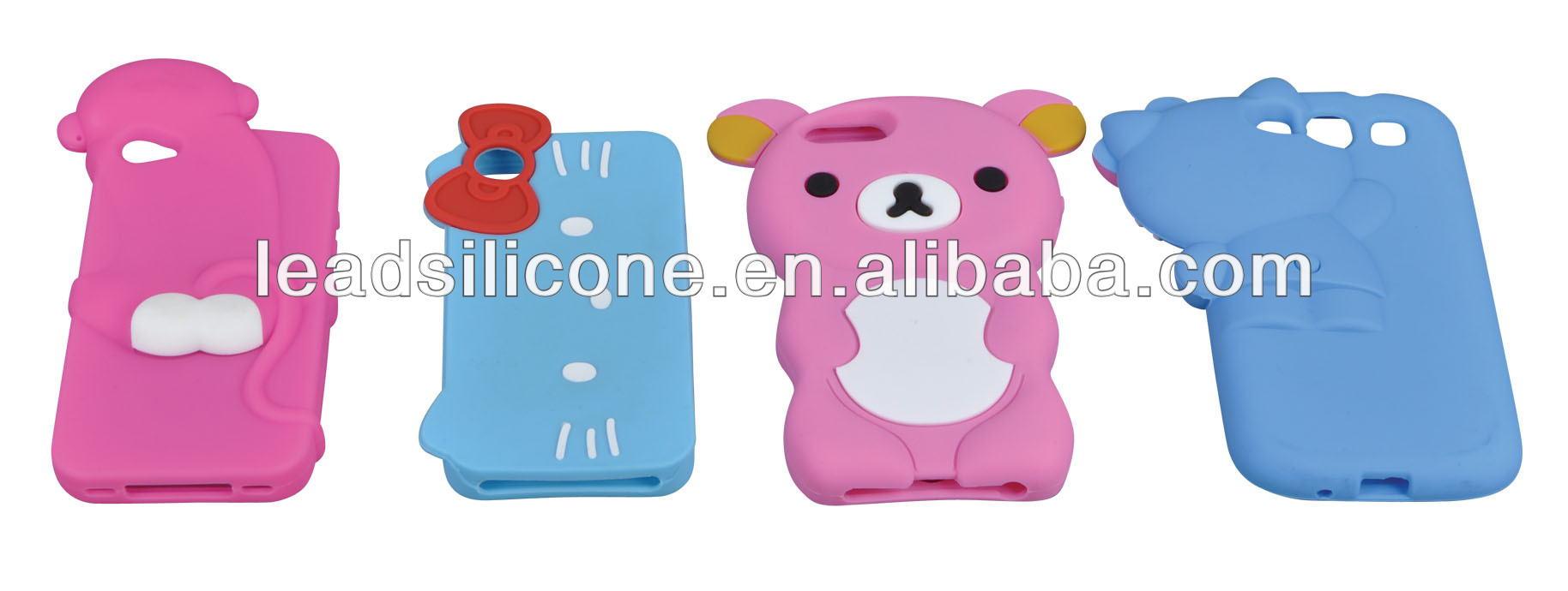 Colorful Wholesale diy silicone mobile phone cases