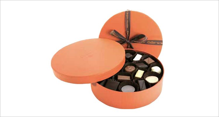 favor round chocolate box