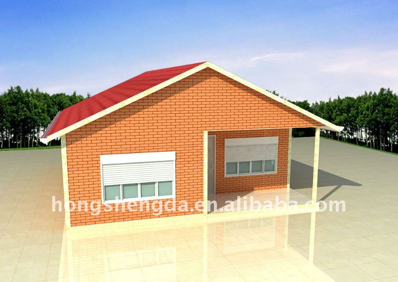 bolt connection easy to built small prefab house for living or office