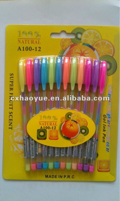 Gel pens that write on black paper