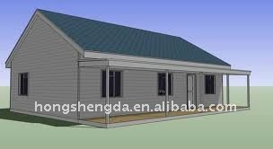 bolt connection easy to built small prefab house for living or office