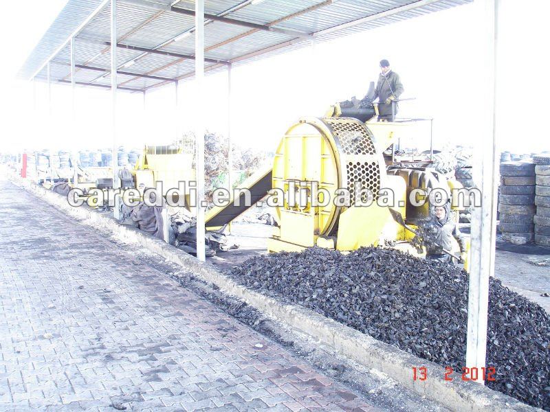 automatic waste tires recycling machine