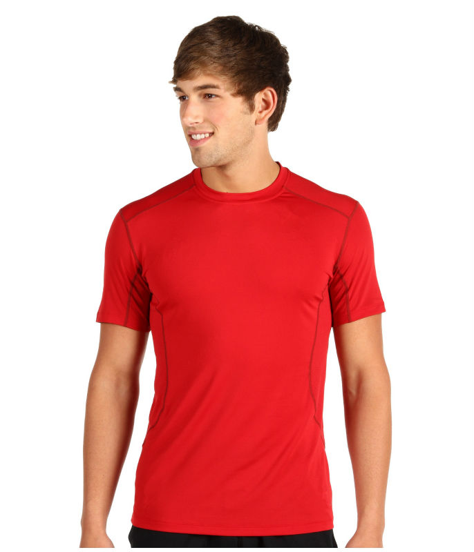 mens plain red shirt
