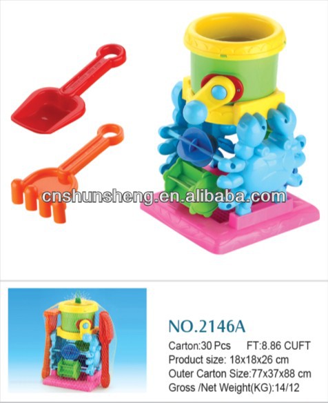 plastic sand toy, beach bucket and spade water sand car