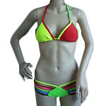 Colorful Bandage Swimwear Fashion Swimwear Bikini Model