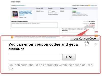 Aliexpress coupon code 2018