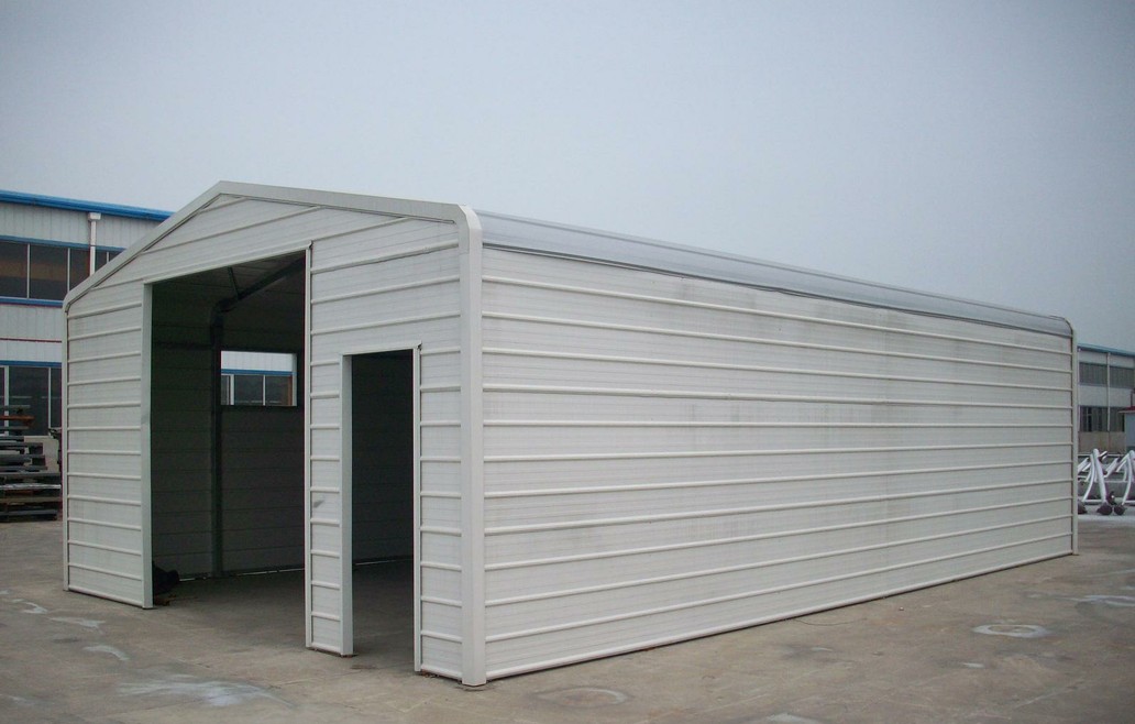 cheap simple and install fast light steel structure carport warehouse